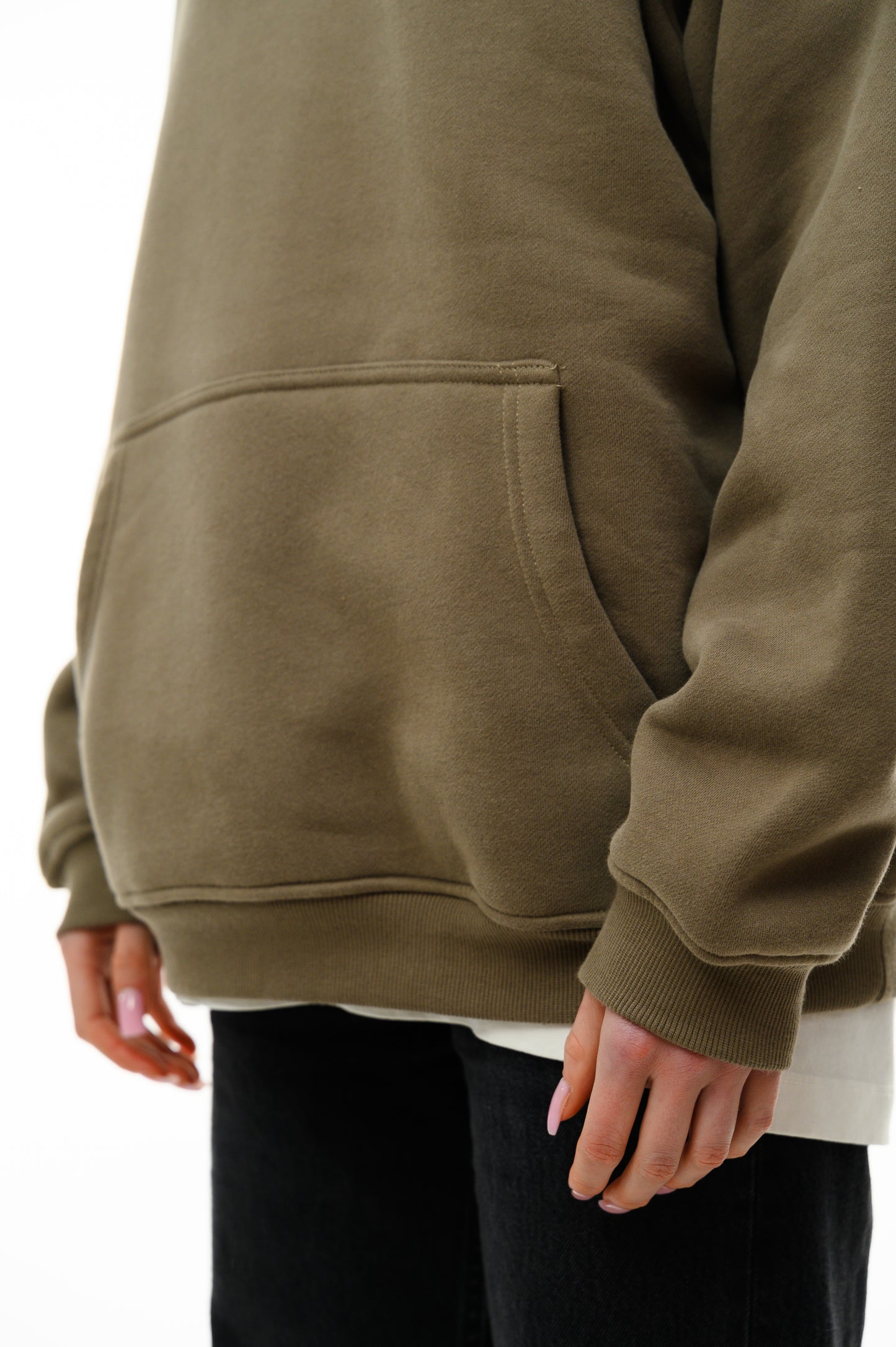 (B) HOODIE - KHAKI