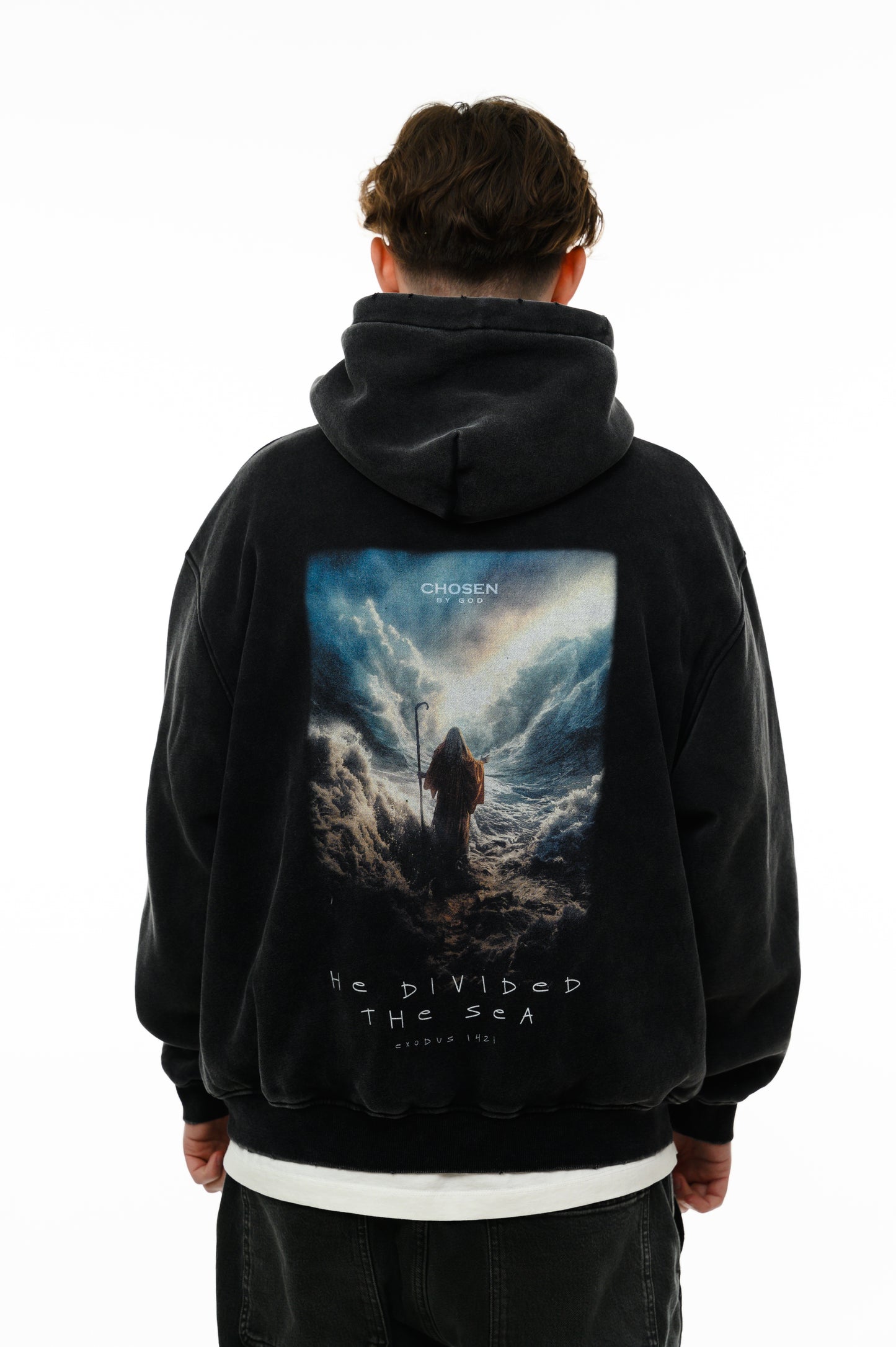 (A) Vintage Hoodie- He divided the Sea