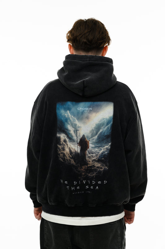 (A) Vintage Hoodie- He divided the Sea