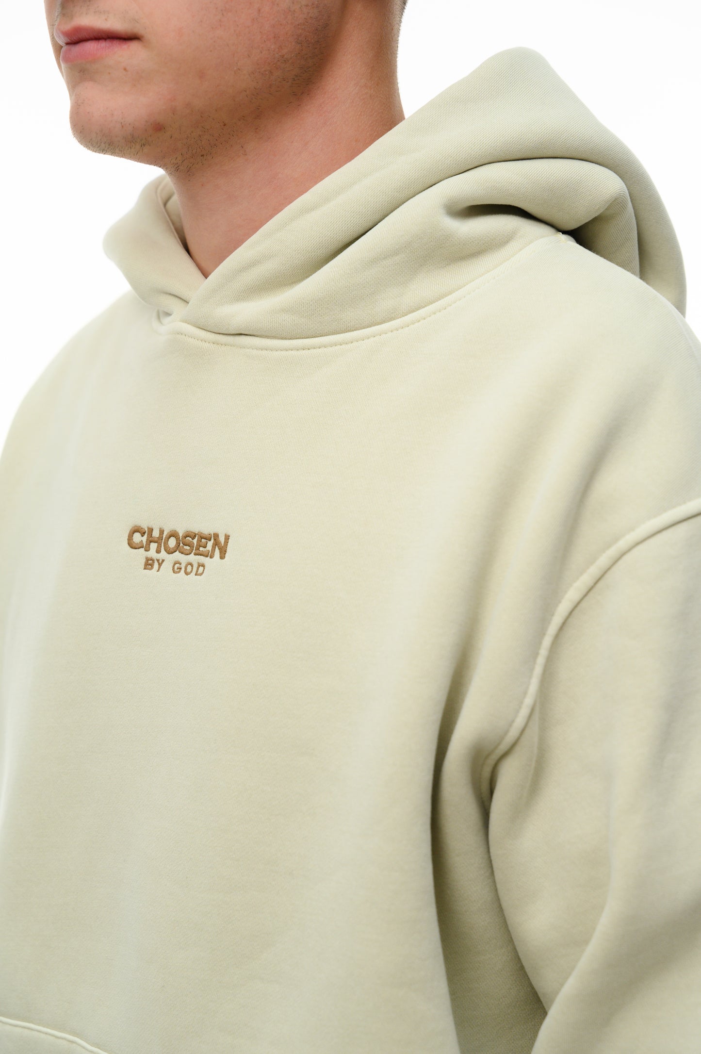 (A) Vintage Washed Hoodie – Creamy Milk