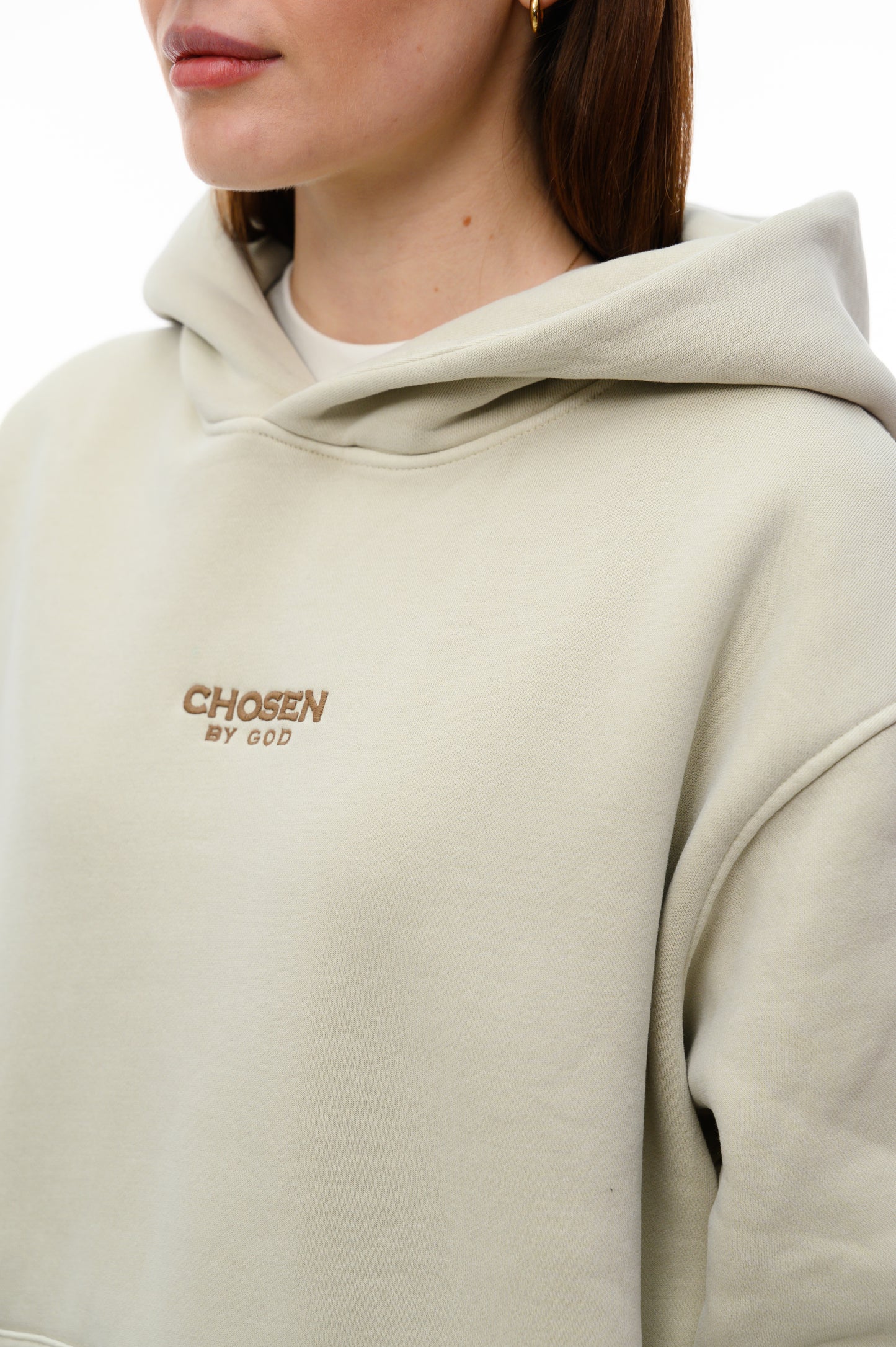 (A) Vintage Washed Hoodie – Creamy Milk