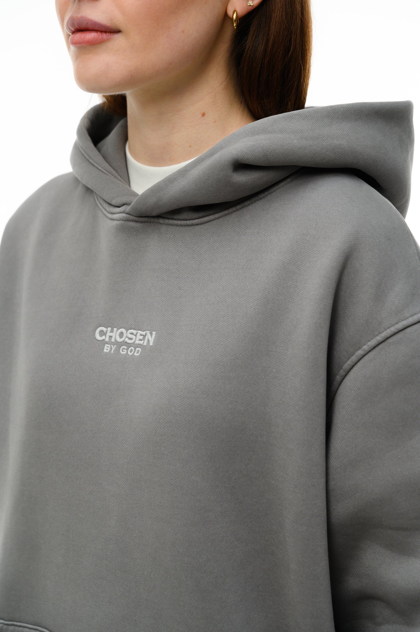 (A) Vintage Washed Hoodie – Stone Grey
