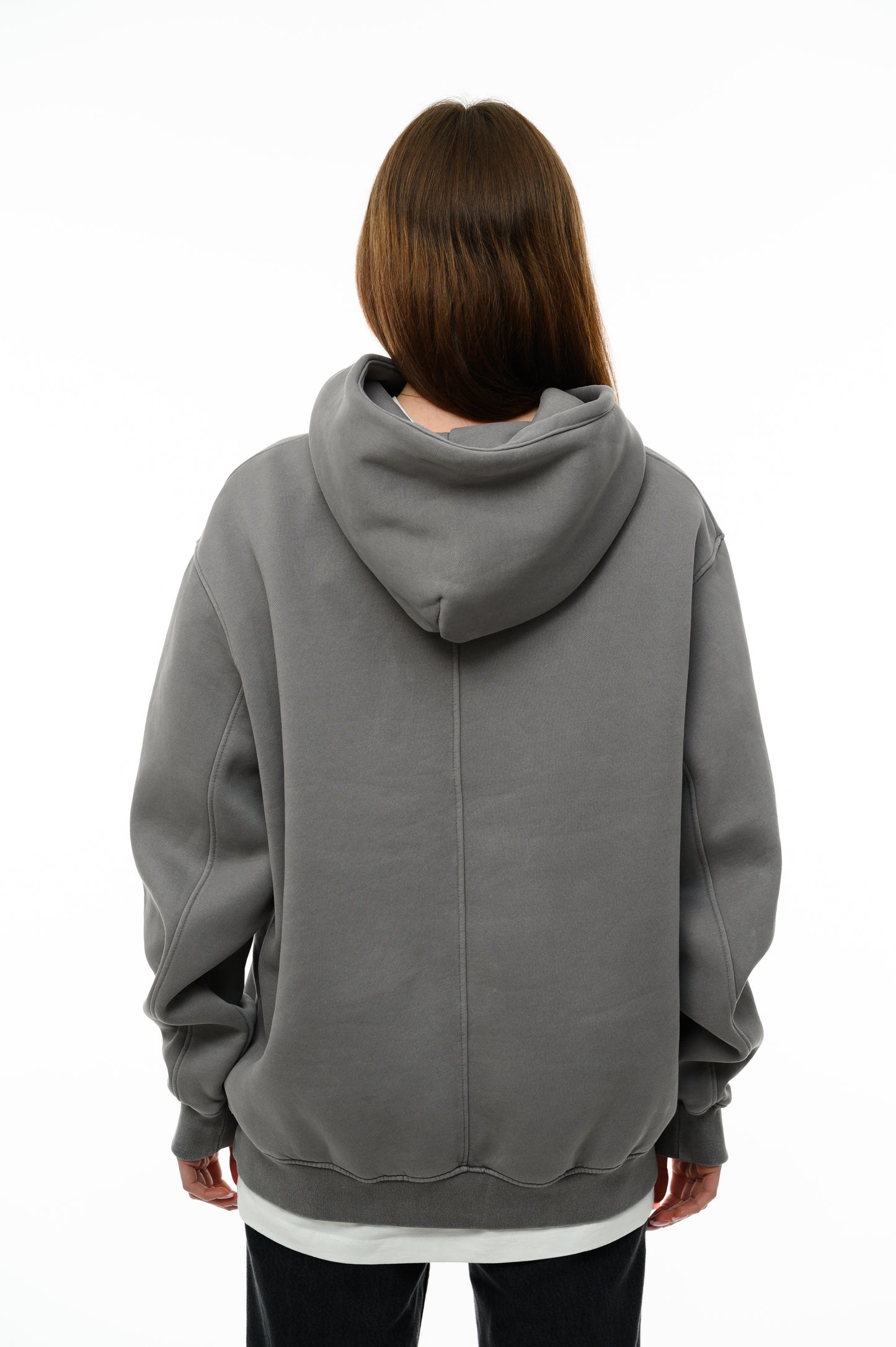 (A) Vintage Washed Hoodie – Stone Grey