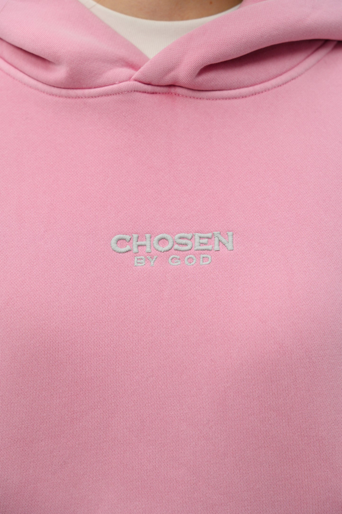(A) Vintage Washed Hoodie – Pastel Pink