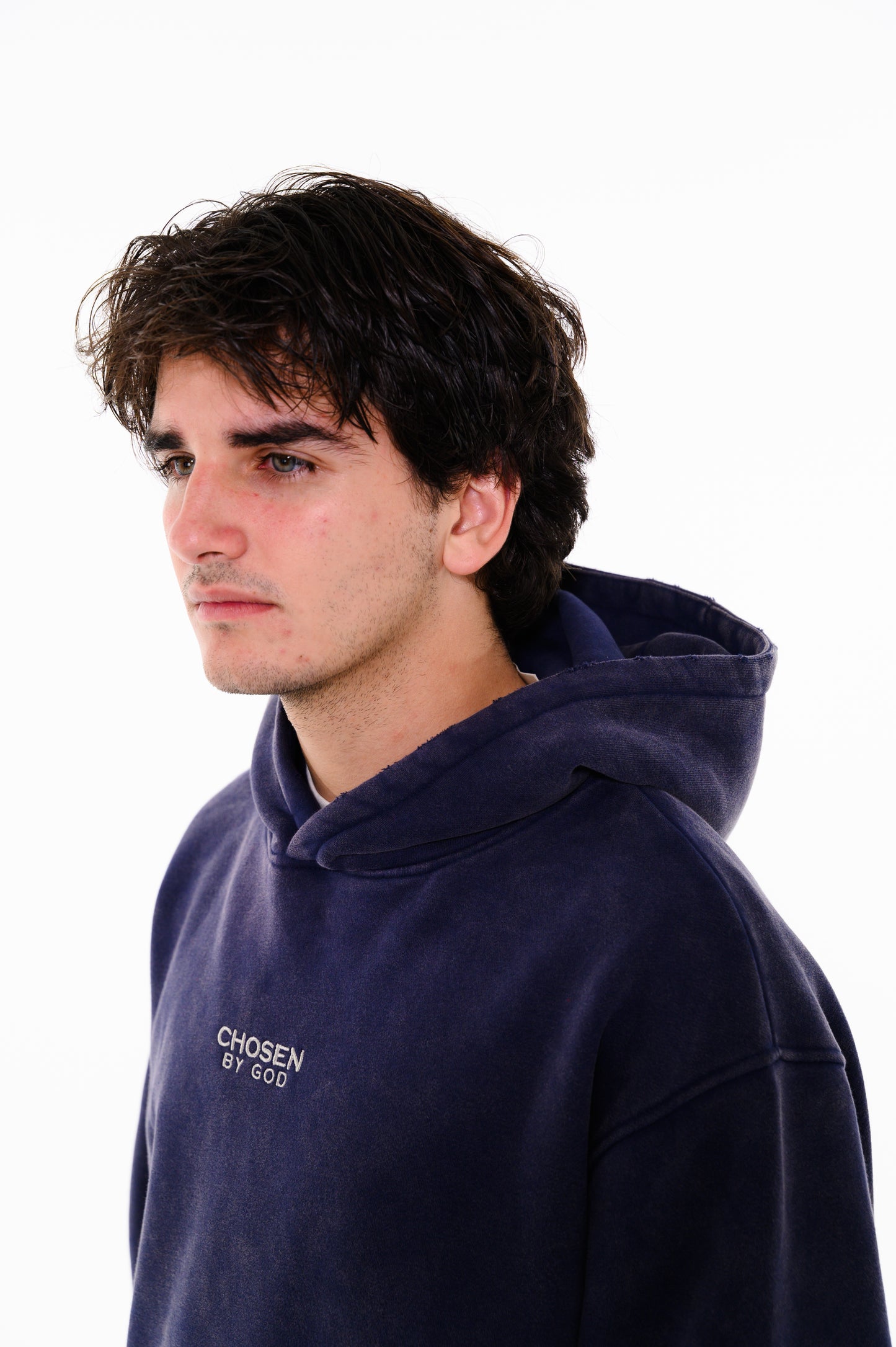 (F) HOODIE - DARK BLUE