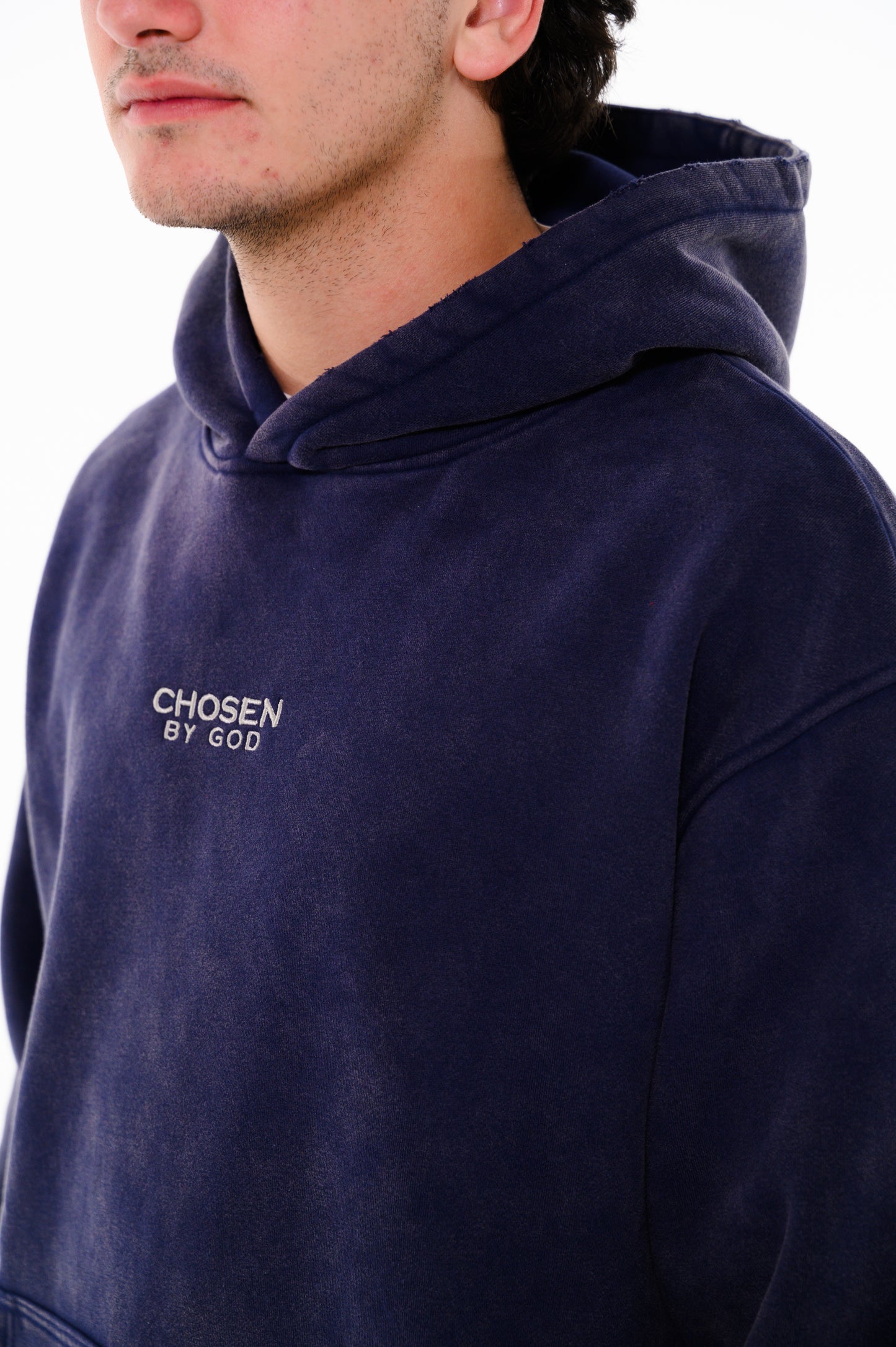 (F) HOODIE - DARK BLUE