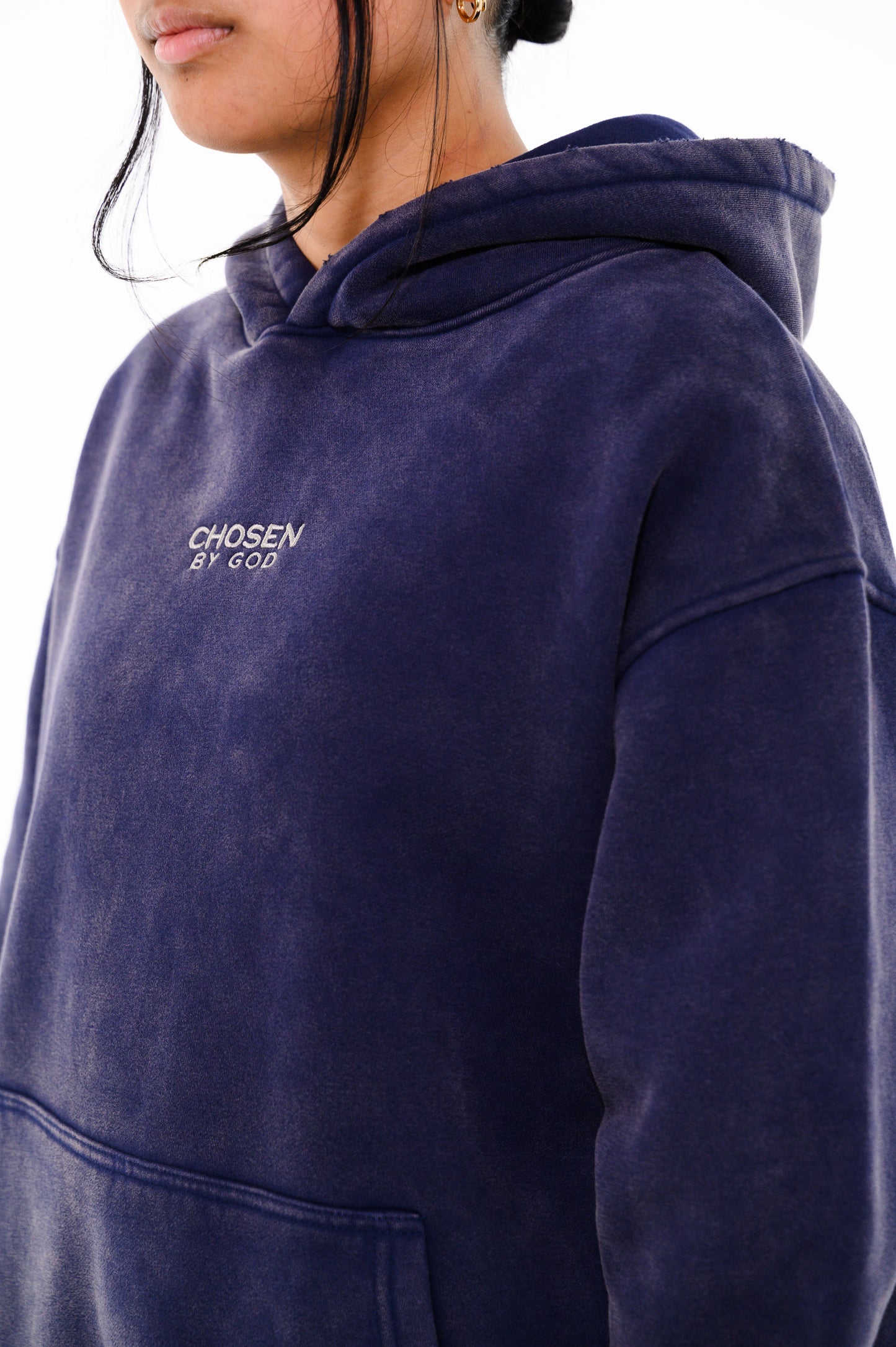 (F) HOODIE - DARK BLUE