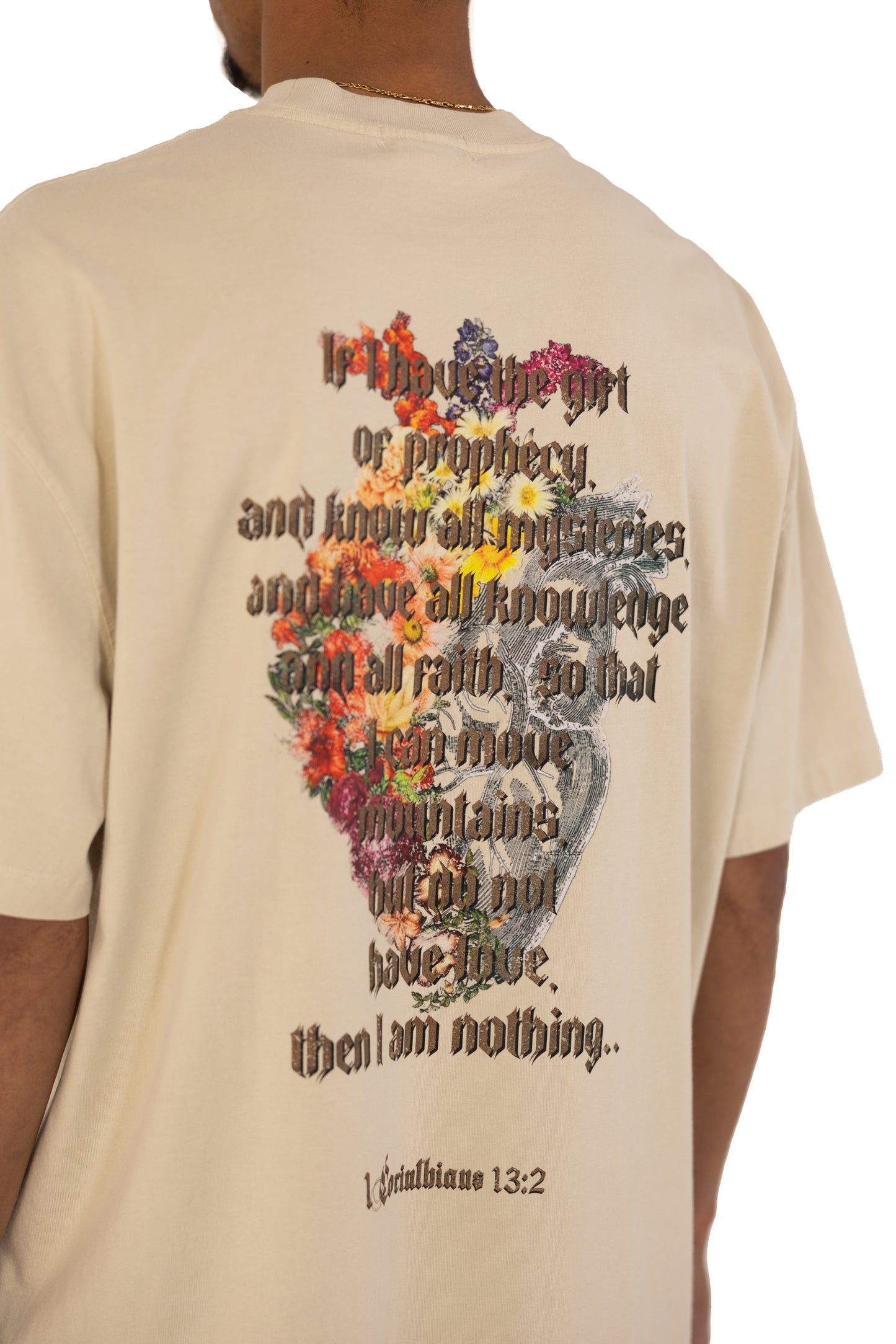 T-SHIRT "HEART" - BEIGE