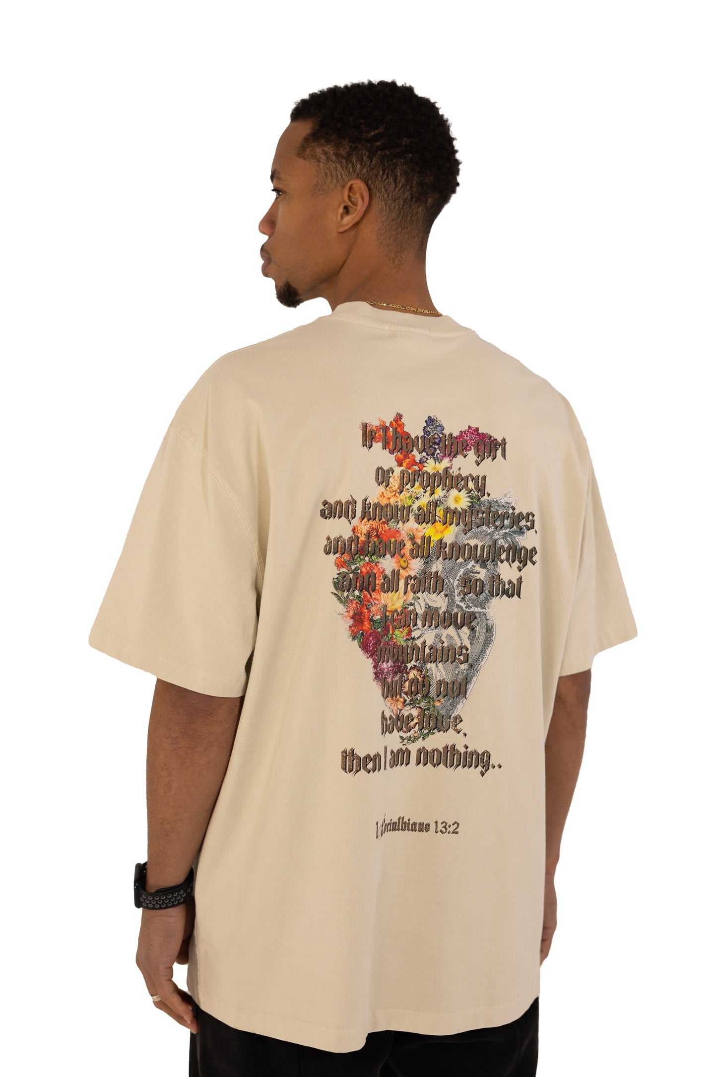 T-SHIRT "HEART" - BEIGE