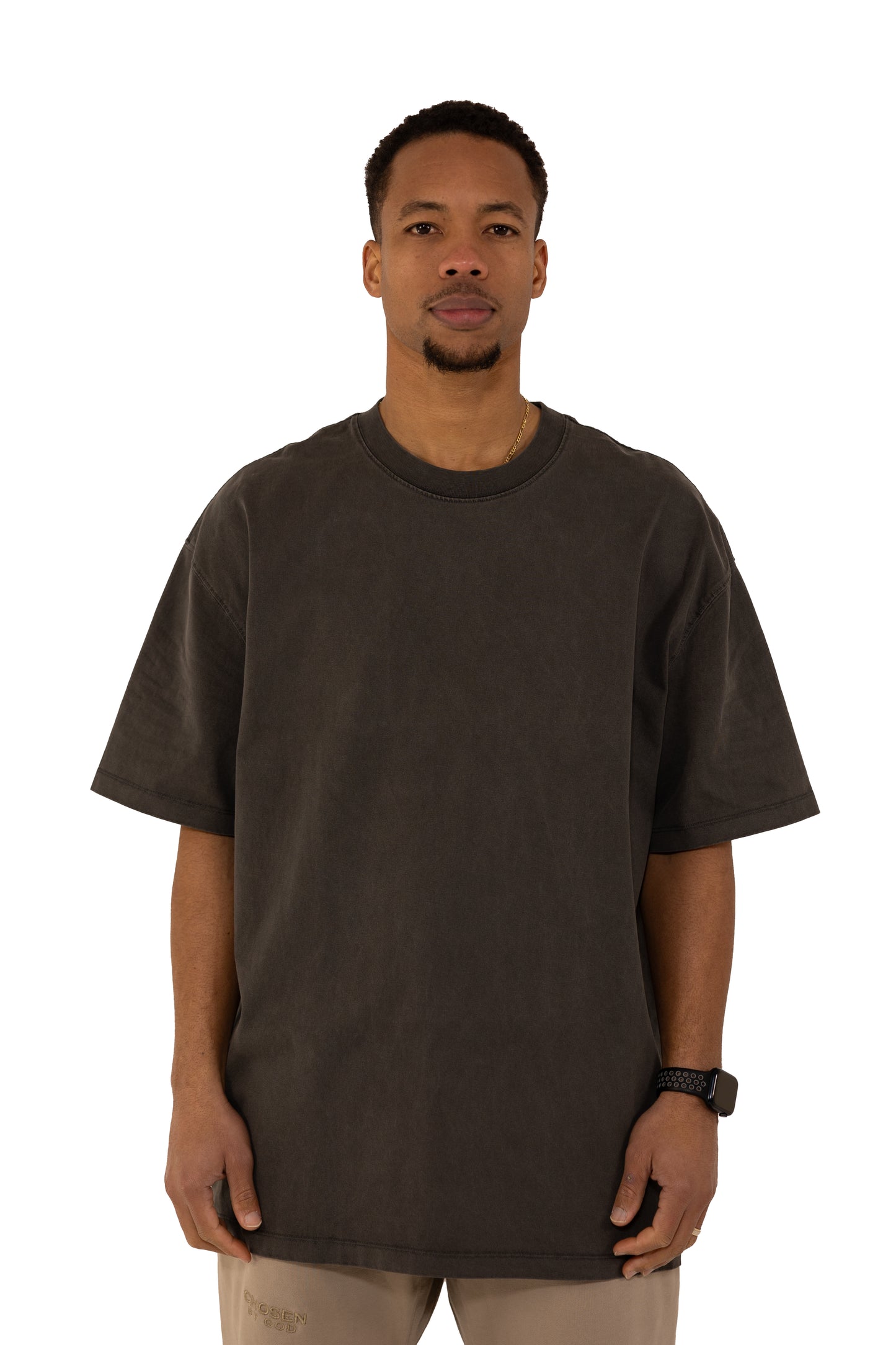 T-SHIRT "HEART" - DARK BROWN
