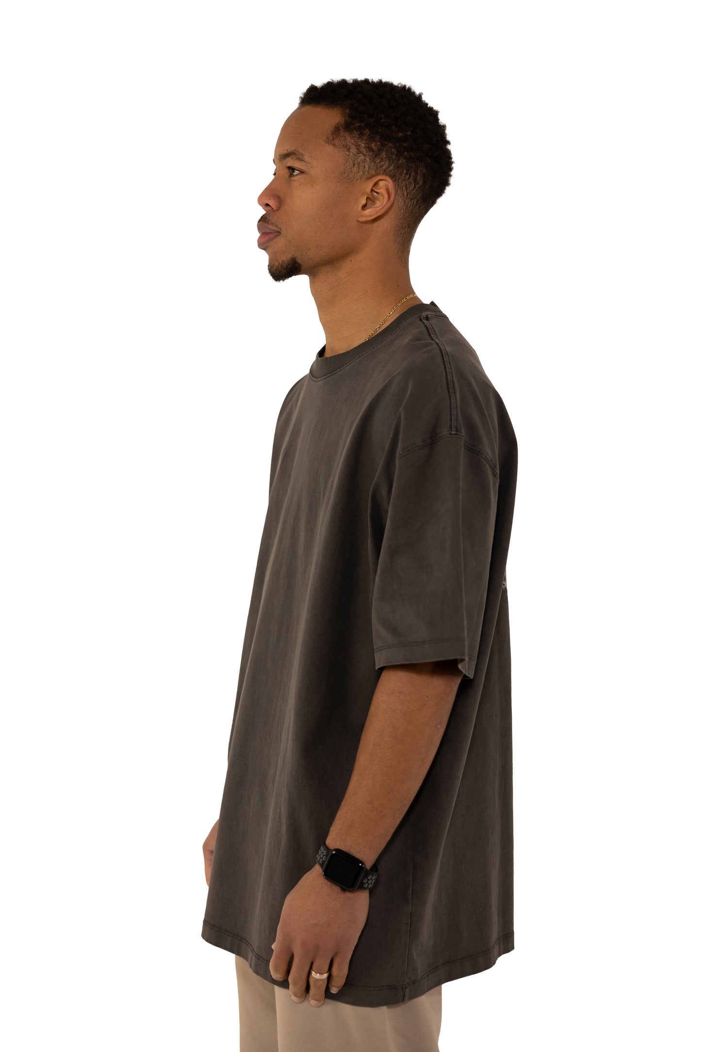 T-SHIRT "HEART" - DARK BROWN