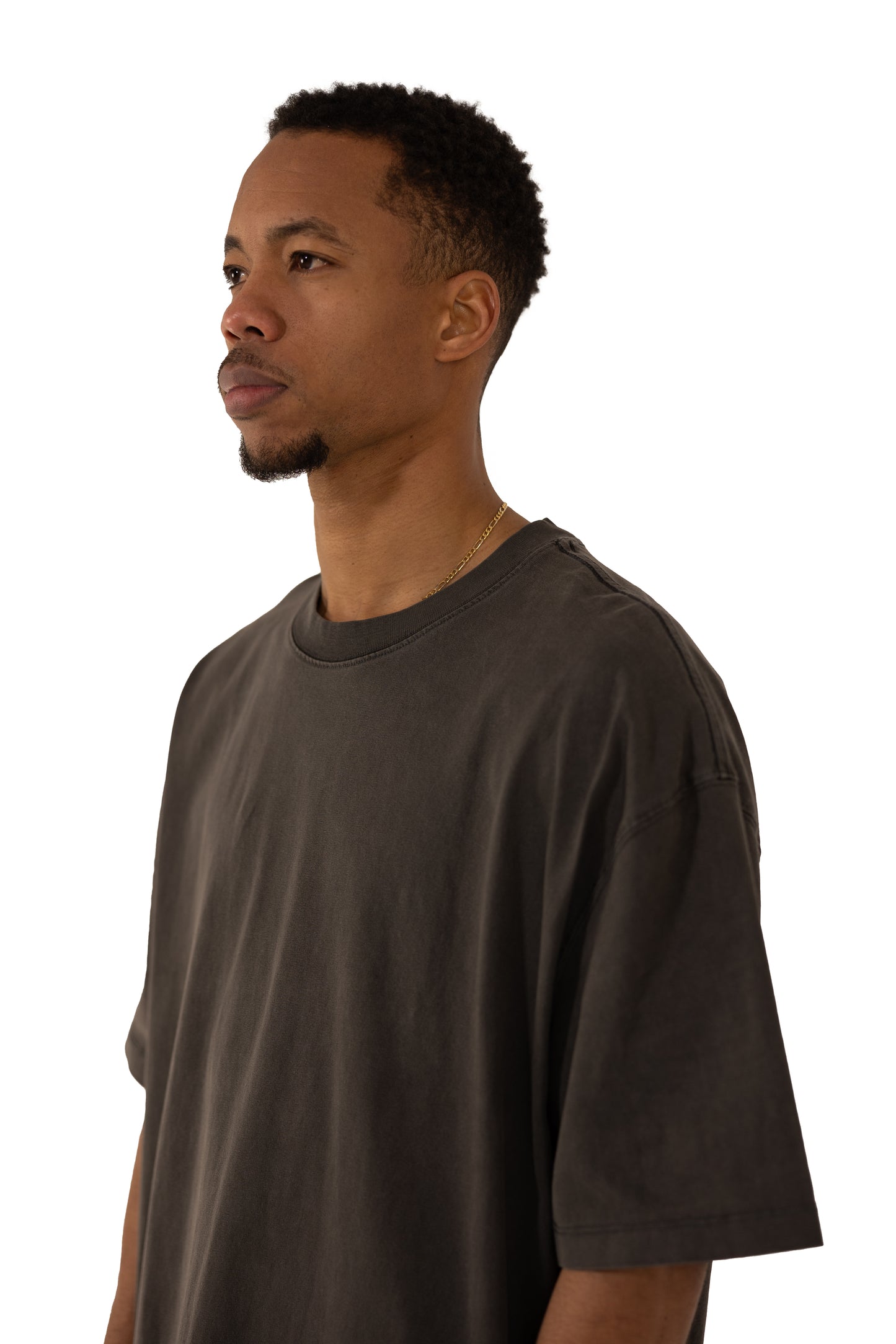 T-SHIRT "HEART" - DARK BROWN