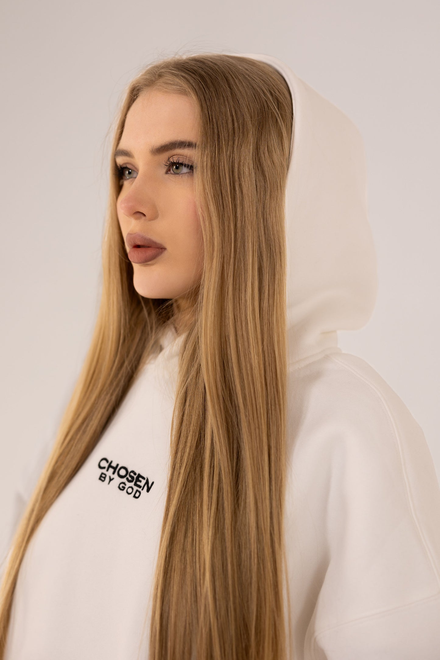 HOODIE WASHED - WHITE