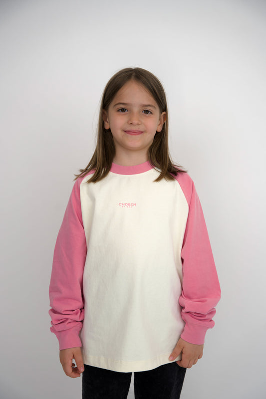 KIDS CREWNECK SWEATSHIRT - PINK