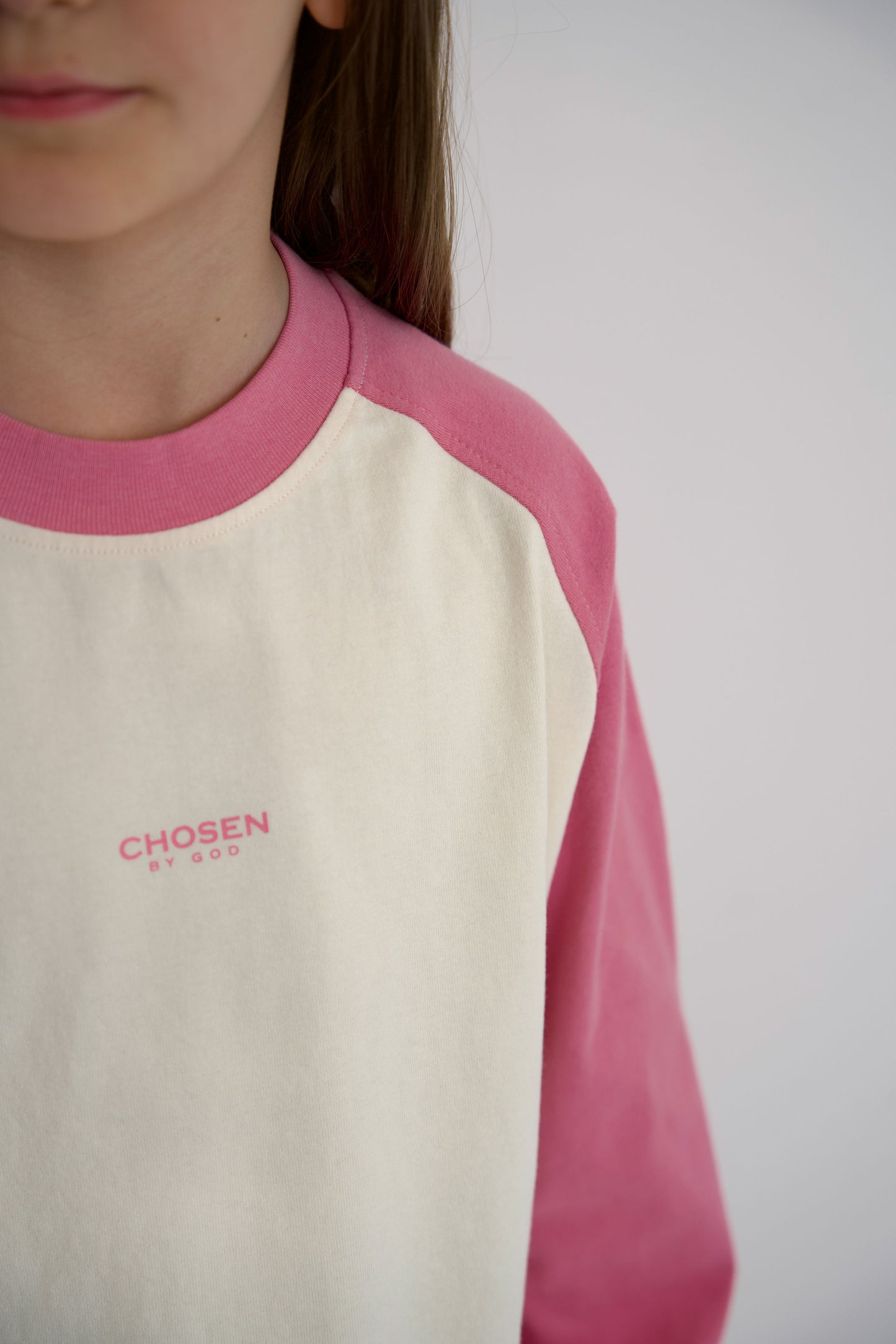 KIDS CREWNECK SWEATSHIRT - PINK