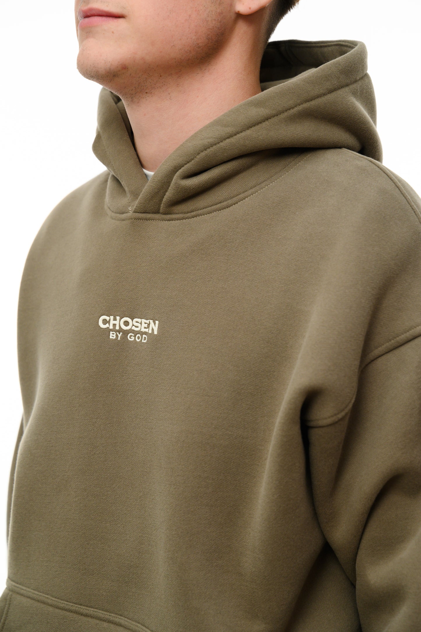 (B) HOODIE - KHAKI