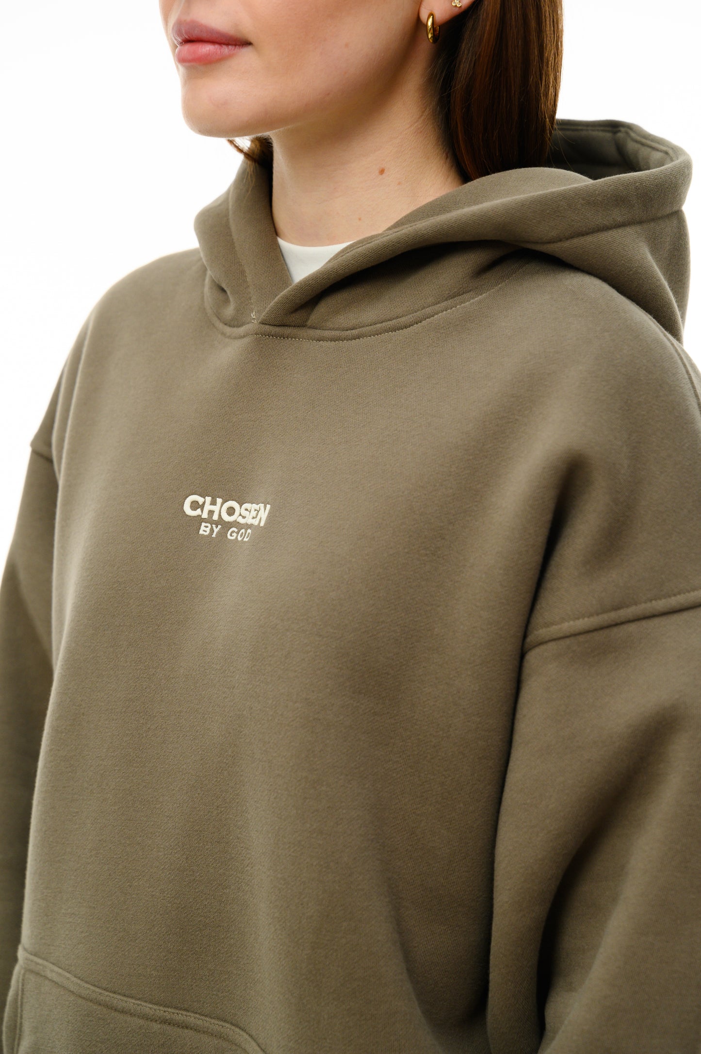 (B) HOODIE  - KHAKI