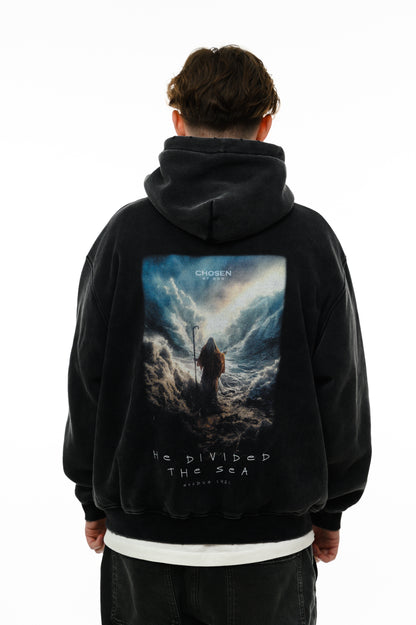(A) Vintage Hoodie- He divided the Sea