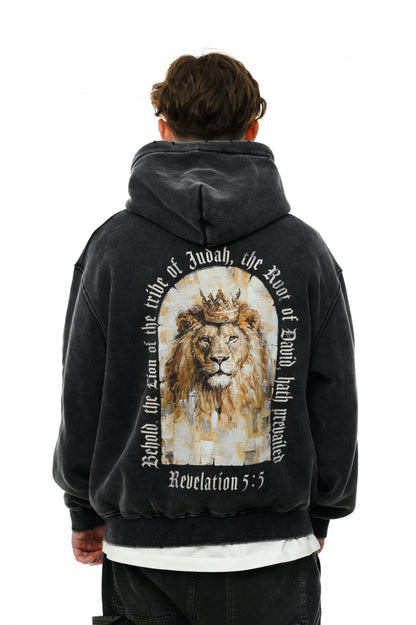 (A) Vintage Hoodie -  Lion of Judah (limited collection)