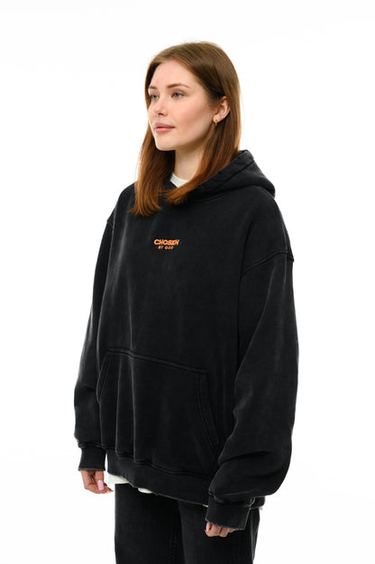 (A) VINTAGE HOODIE  - FLAME OF FIRE