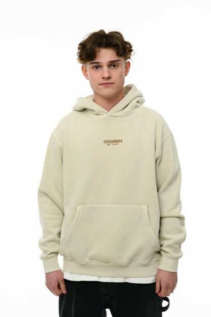 (A) Vintage Washed Hoodie – Creamy Milk