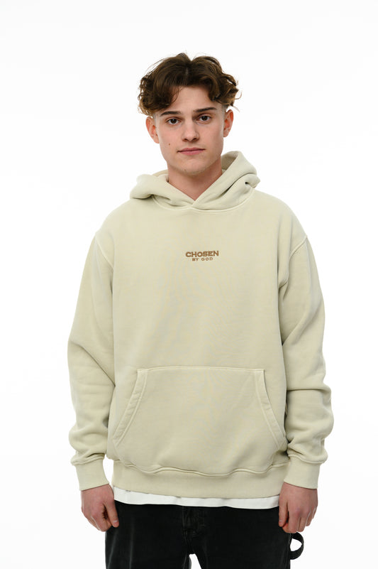 (A) Vintage Washed Hoodie – Creamy Milk