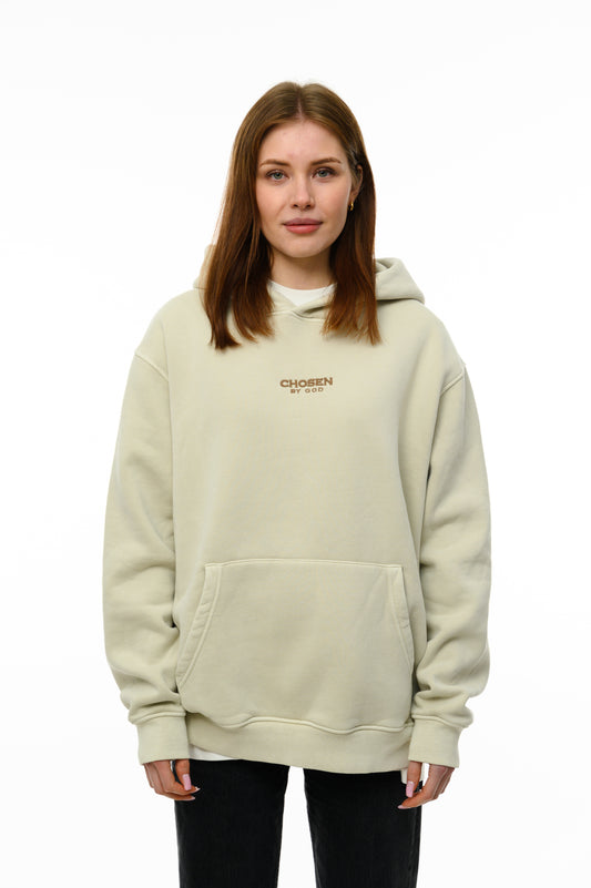 (A) Vintage Washed Hoodie – Creamy Milk