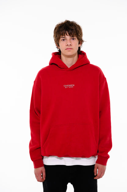 (D)          HOODIE -"HOLY SPIRIT" RED