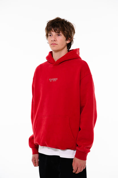 (D)          HOODIE -"HOLY SPIRIT" RED