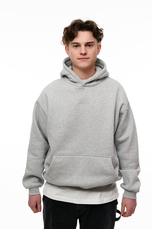 (A)               HOODIE  - HEATHER GRAY