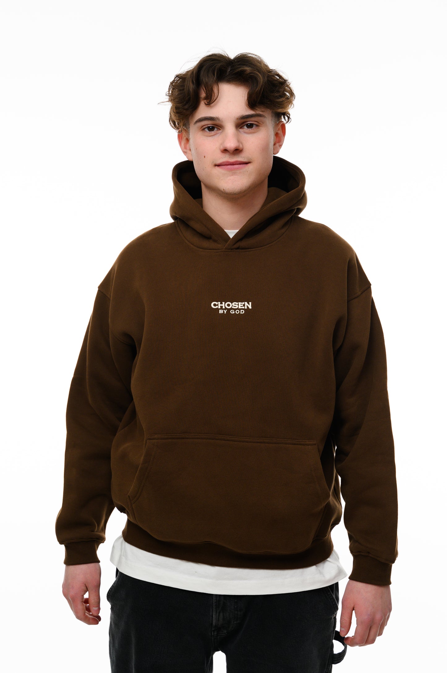 (A)   HOODIE - BROWN