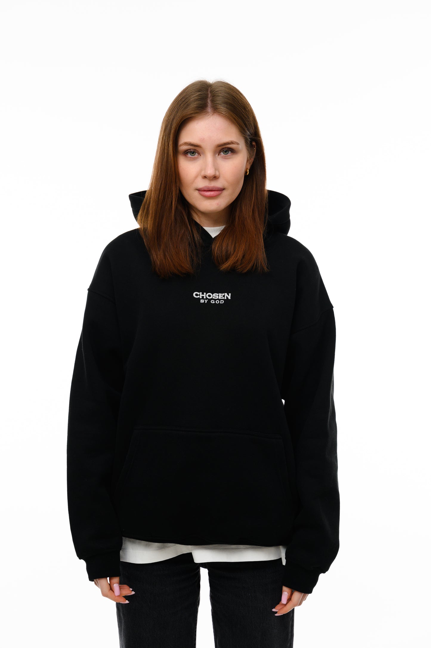 (A)    HOODIE  - BLACK