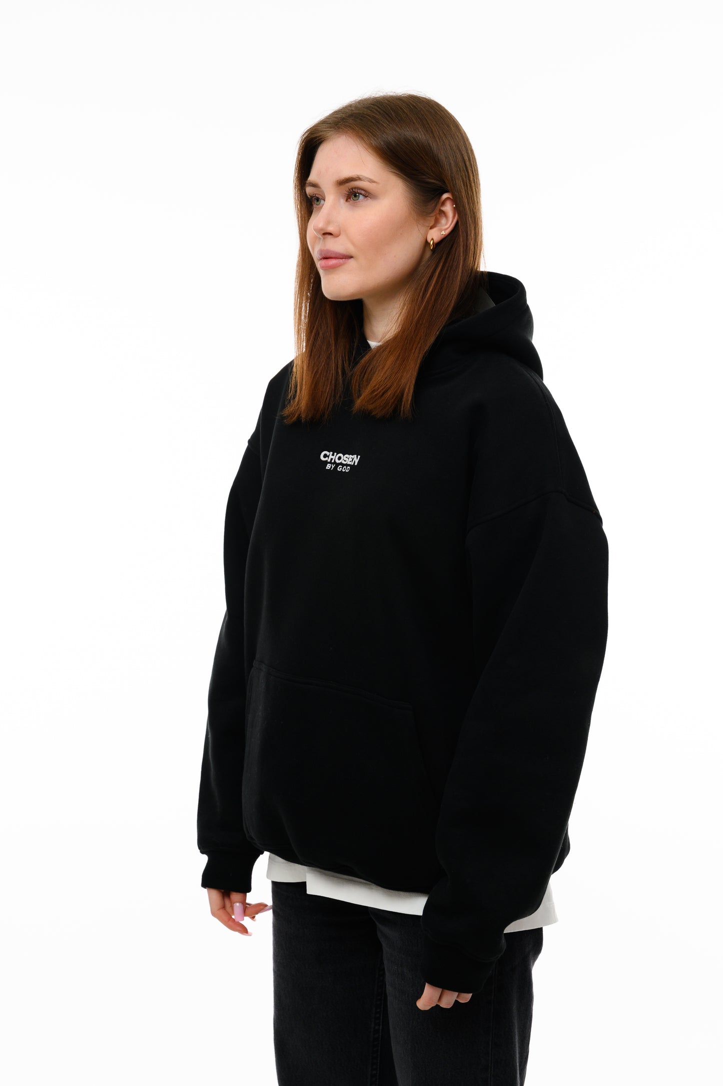 (A)    HOODIE  - BLACK