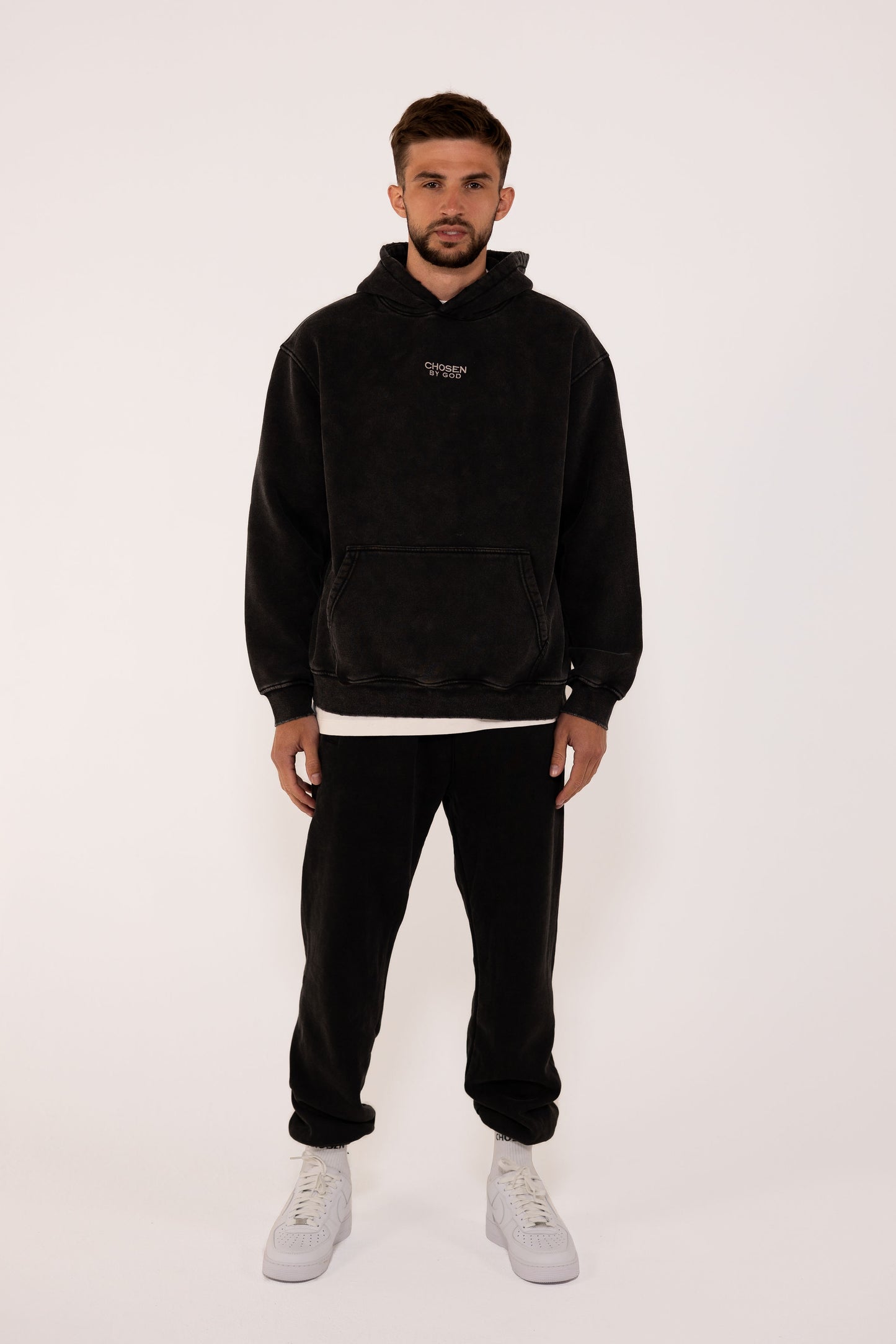 (F) HOODIE - BLACK