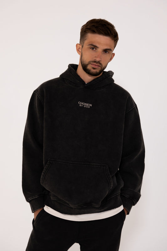 (F) HOODIE - BLACK